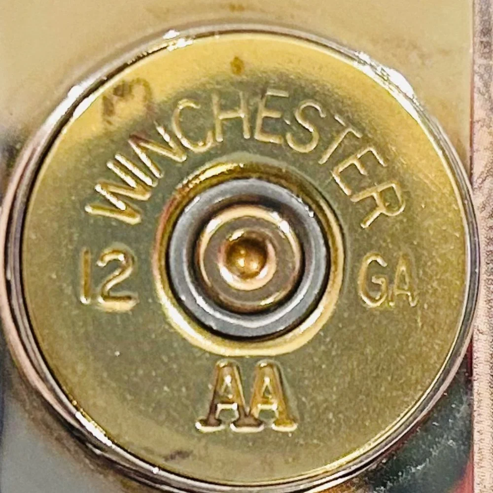 N5-NEW Winchester 12 Gauge Bullet Money Clip